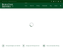 Tablet Screenshot of burloakmovers.com